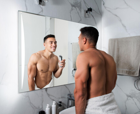 Zrcadlo s bateriovým osvětlením LED L135 #6