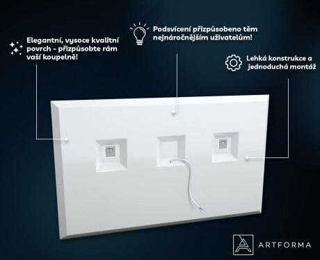 Zrcadlo LED - slimline L49 #3