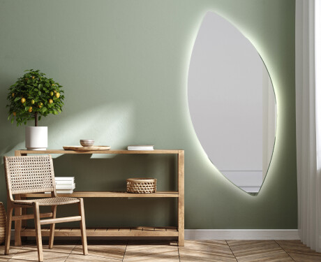 LED zrcadlo do koupelny s nepravidelným tvarem L221 #2
