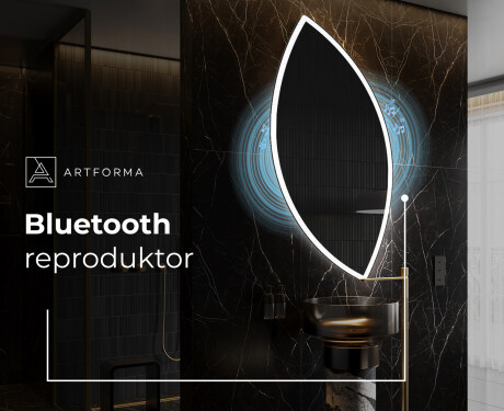 LED zrcadlo do koupelny s nepravidelným tvarem L222 #5