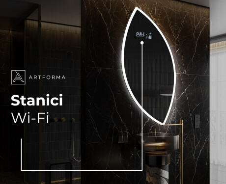 LED zrcadlo do koupelny s nepravidelným tvarem L222 #6