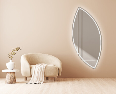 Dekorativni zrcadlo na zeď s osvětlením L223 #4