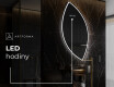 LED zrcadlo do koupelny s nepravidelným tvarem L223 #7