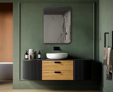 Zaoblený vertikální zrcadlo L202