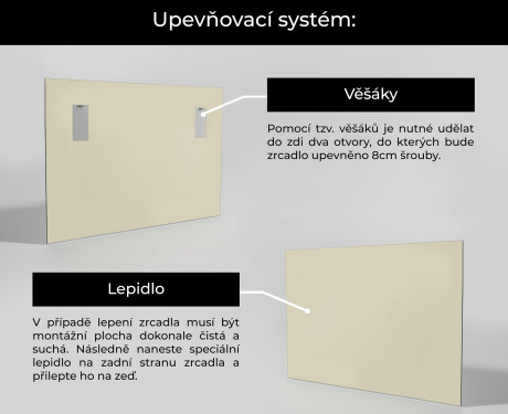 Zaoblený vertikální zrcadlo L202 #3