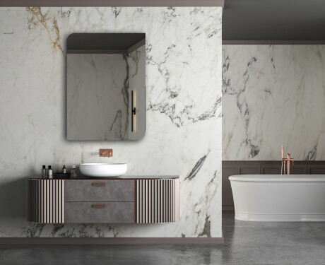 Zaoblený vertikální zrcadlo L202 #5