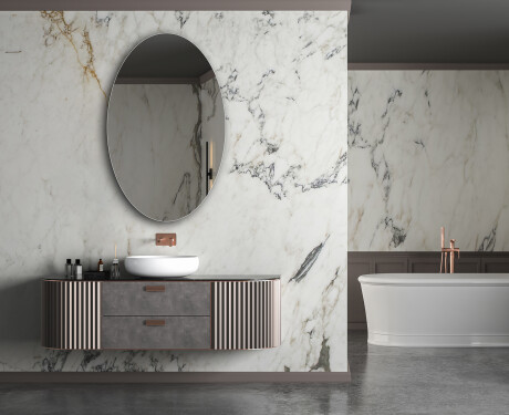 Oválná vertikální zrcadlo L207 #5