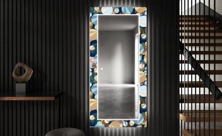 Dekorativní zrcadlo s LED osvětlením do předsíně - Ball