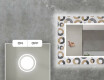 Dekorativní zrcadlo s LED osvětlením do obývacího pokoje - Donuts #4