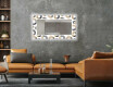 Dekorativní zrcadlo s LED osvětlením do obývacího pokoje - Donuts #5