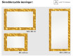 Dekorativní zrcadlo s LED osvětlením do předsíně - Gold Triangles #6