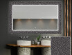 Podsvícené dekorativní zrcadlo do koupelny - Dotts