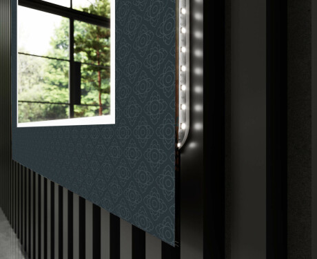 Podsvícené dekorativní zrcadlo do koupelny - Elegant #11