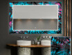 Podsvícené dekorativní zrcadlo do koupelny - Fluo Tropic #1