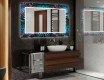 Podsvícené dekorativní zrcadlo do koupelny - Fluo Tropic #2