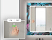 Podsvícené dekorativní zrcadlo do koupelny - Fluo Tropic #5