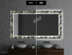 Podsvícené dekorativní zrcadlo do koupelny - Goldy Palm #7