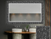 Podsvícené dekorativní zrcadlo do koupelny - Gothic