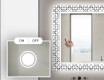 Podsvícené dekorativní zrcadlo do koupelny - Industrial #4