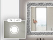 Podsvícené dekorativní zrcadlo do koupelny - Letters #4