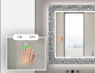 Podsvícené dekorativní zrcadlo do koupelny - Letters #5