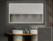 Podsvícené dekorativní zrcadlo do koupelny - Microcircuit