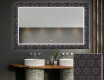 Podsvícené dekorativní zrcadlo do koupelny - Ornament #1