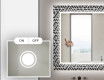 Podsvícené dekorativní zrcadlo do koupelny - Triangless #4