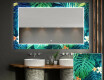 Podsvícené dekorativní zrcadlo do koupelny - Tropical #1