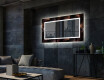 Dekorativní zrcadlo s LED osvětlením do obývacího pokoje - Dandelion #2