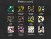 Dekorativní zrcadlo s LED osvětlením do obývacího pokoje - Leaves #8