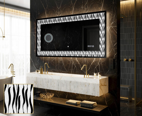 Podsvícené dekorativní zrcadlo - Vintage Vibes