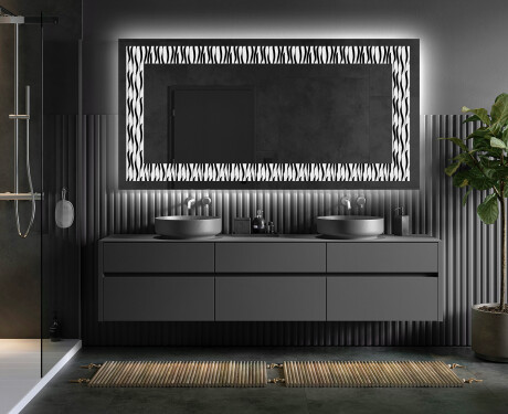 Podsvícené dekorativní zrcadlo - Vintage Vibes #5