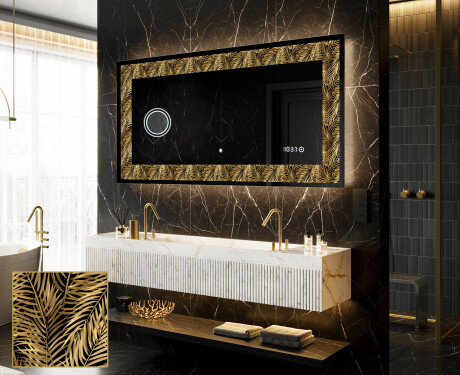 Podsvícené dekorativní zrcadlo - Tropical Paradise