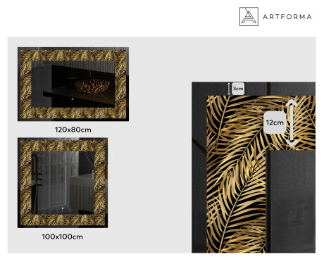 Podsvícené dekorativní zrcadlo - Tropical Paradise #2