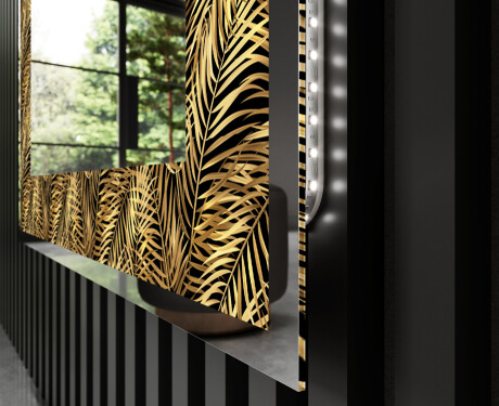 Podsvícené dekorativní zrcadlo - Tropical Paradise #3