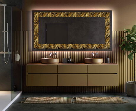 Podsvícené dekorativní zrcadlo - Tropical Paradise #5