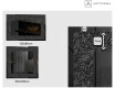 Podsvícené dekorativní zrcadlo - Dark Elegance #2