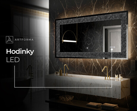 Podsvícené dekorativní zrcadlo - Dark Elegance #8