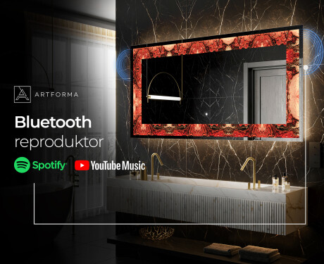 Podsvícené dekorativní zrcadlo - Fiery Reflections #7