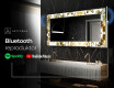 Podsvícené dekorativní zrcadlo - Golden Streaks #6