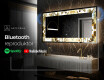 Podsvícené dekorativní zrcadlo - Golden Streaks #7