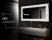 Podsvícené dekorativní zrcadlo - Dynamic Whirls #6