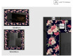 Podsvícené dekorativní zrcadlo - Floral Layouts #2
