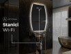 LED zrcadlo do koupelny s nepravidelným tvarem M221 #6
