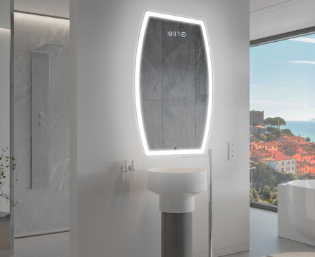 LED zrcadlo do koupelny s nepravidelným tvarem M222 #9