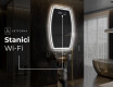 LED zrcadlo do koupelny s nepravidelným tvarem M223 #6
