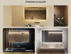 Podsvícené koupelnové zrcadlo 60x80/80x60 cm s neutrální barvou světla 4500K #2