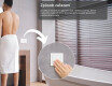 Podsvícené koupelnové zrcadlo 60x80/80x60 cm s neutrální barvou světla 4500K #3