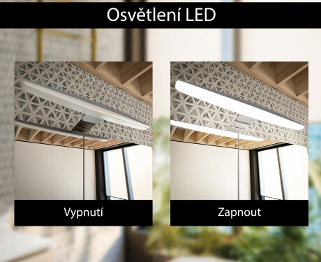 LED koupelnová skříňka - Alphine White Mateo 70 x 60 cm #3
